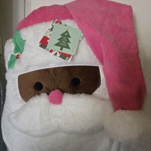 COPY Last One- Pinkmas Chocolate Santa Claus Pillow